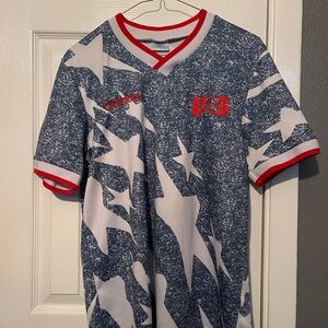Adidas Men’s USA Star Patterned Jersey